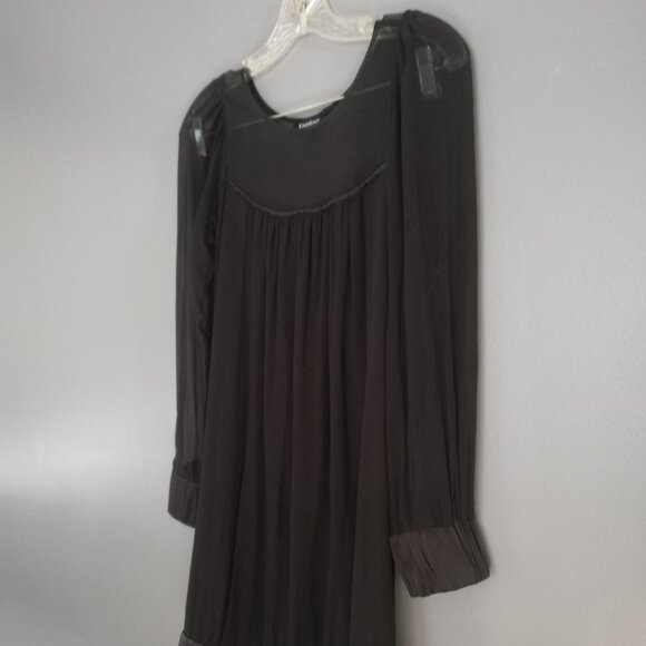 Bebe Little Black Bubble Silk Dress XS - Picture 10 of 11